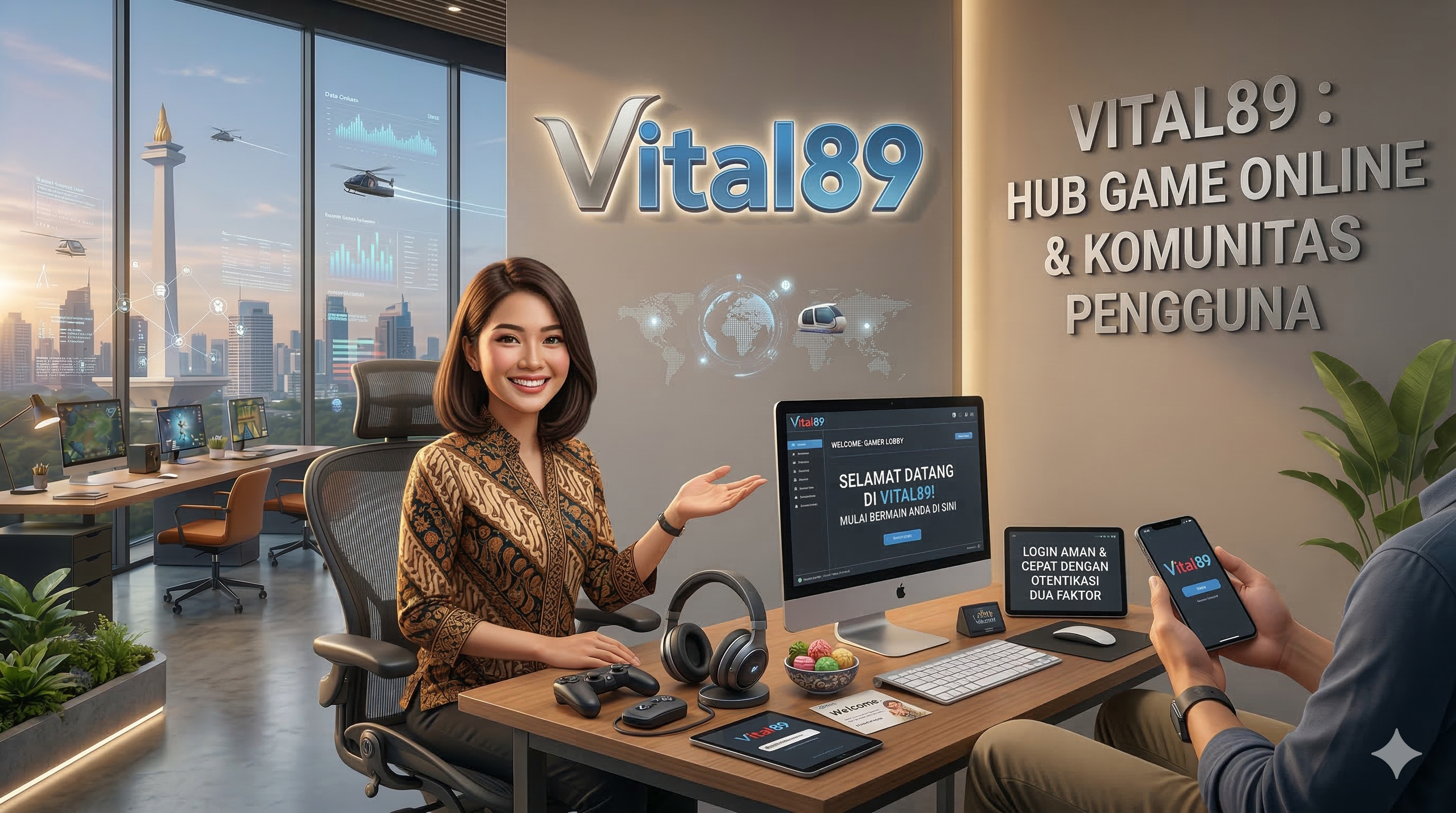 Login Vital89 platform game online terpercaya dengan server stabil