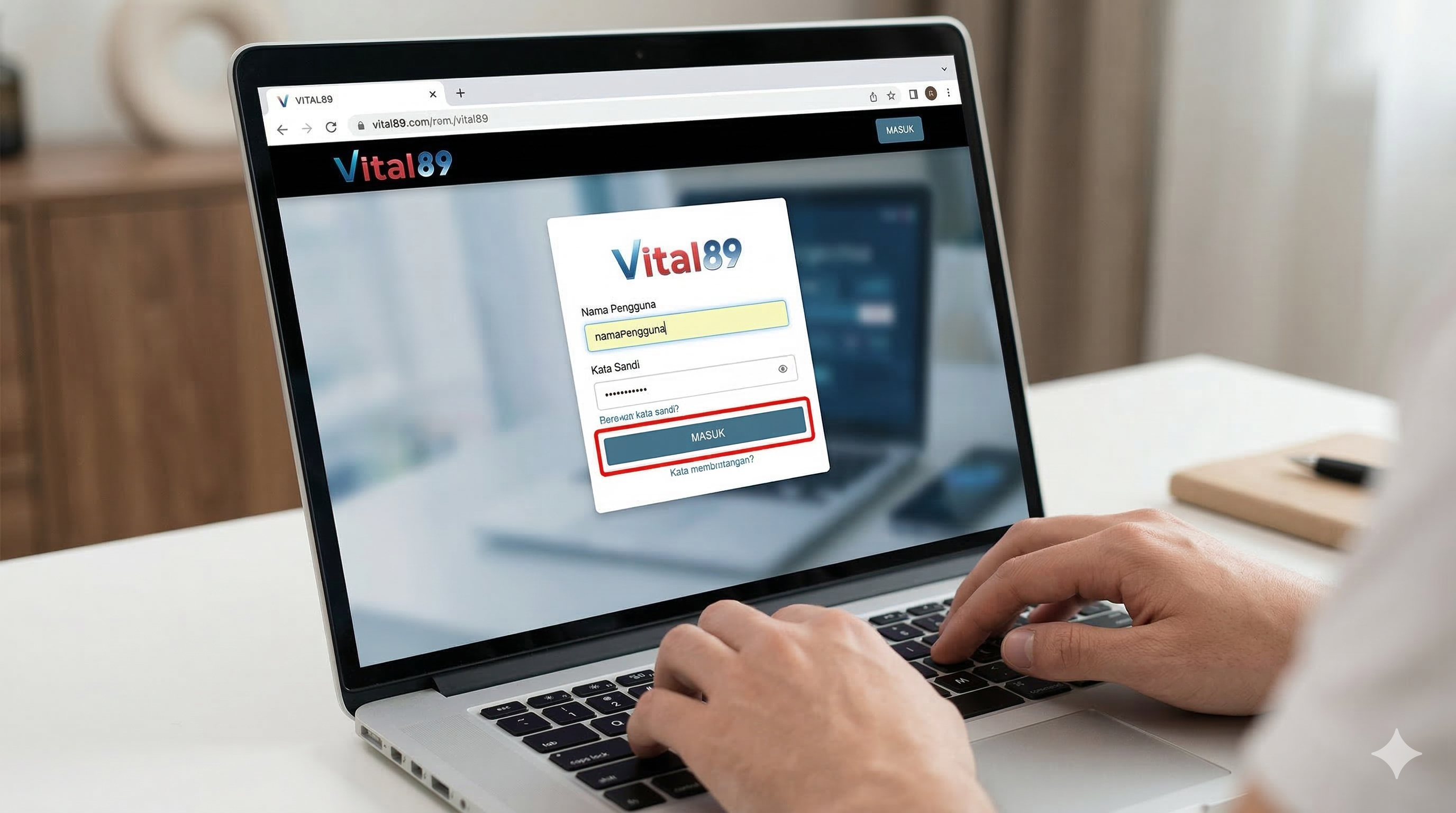 Login Vital89 dengan mudah dan aman melalui website resmi